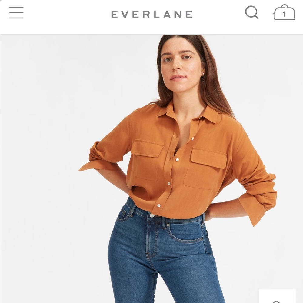 Everlane Authentic Stretch High Rise Skinny